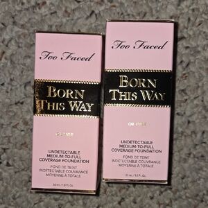 2 Too Faced Born This Way Foundation - Almond
